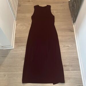 Lululemon Align MIDI Dress Sz 8 Merlot color